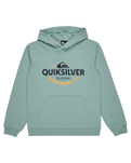 The Quiksilver Boys Boys Typed Out Hoodie in Aquifer