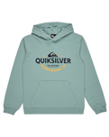 The Quiksilver Boys Boys Typed Out Hoodie in Aquifer