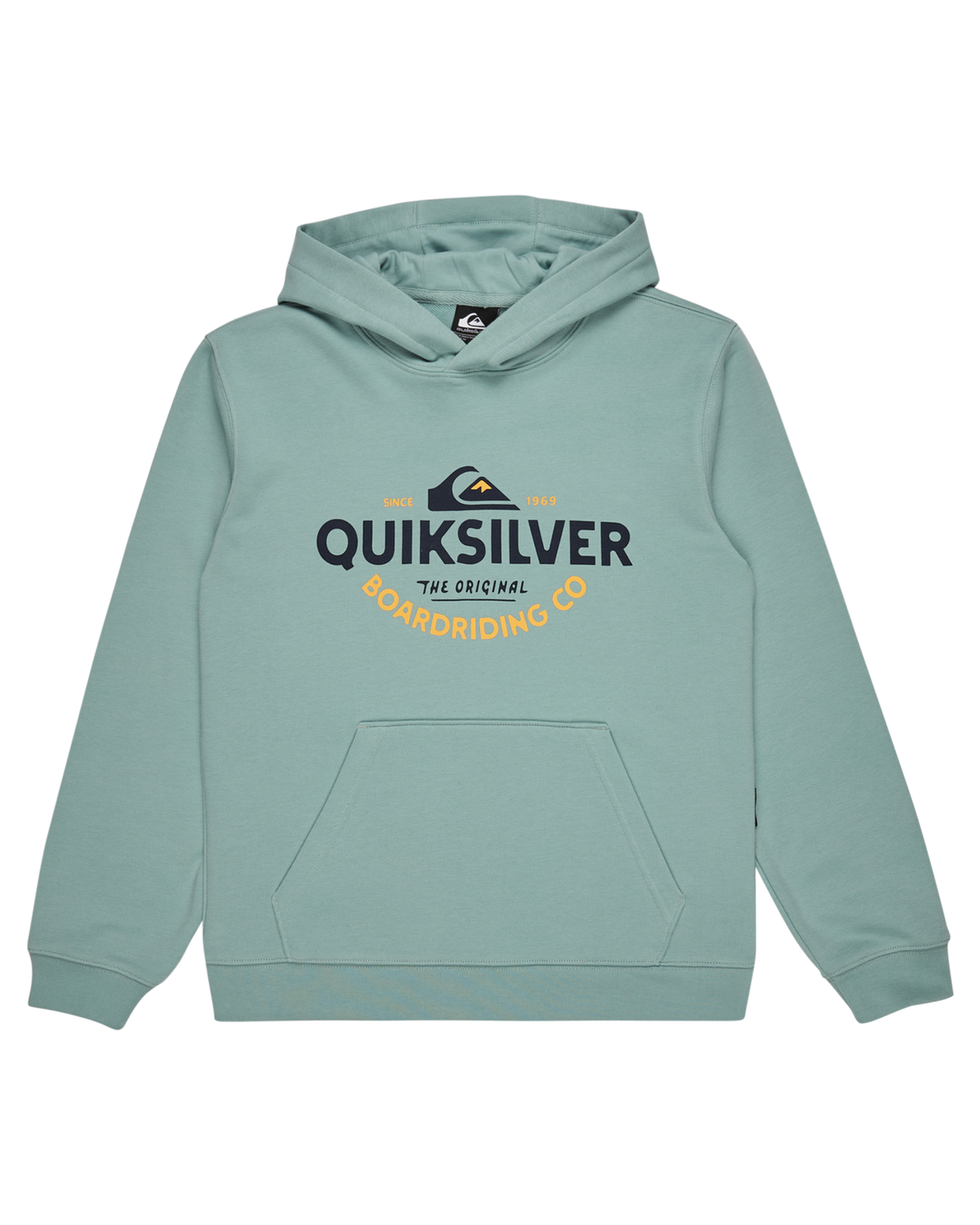 The Quiksilver Boys Boys Typed Out Hoodie in Aquifer