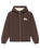 The Quiksilver Boys Boys Sherpa Zip Fleece Jacket in Chocolate Brown