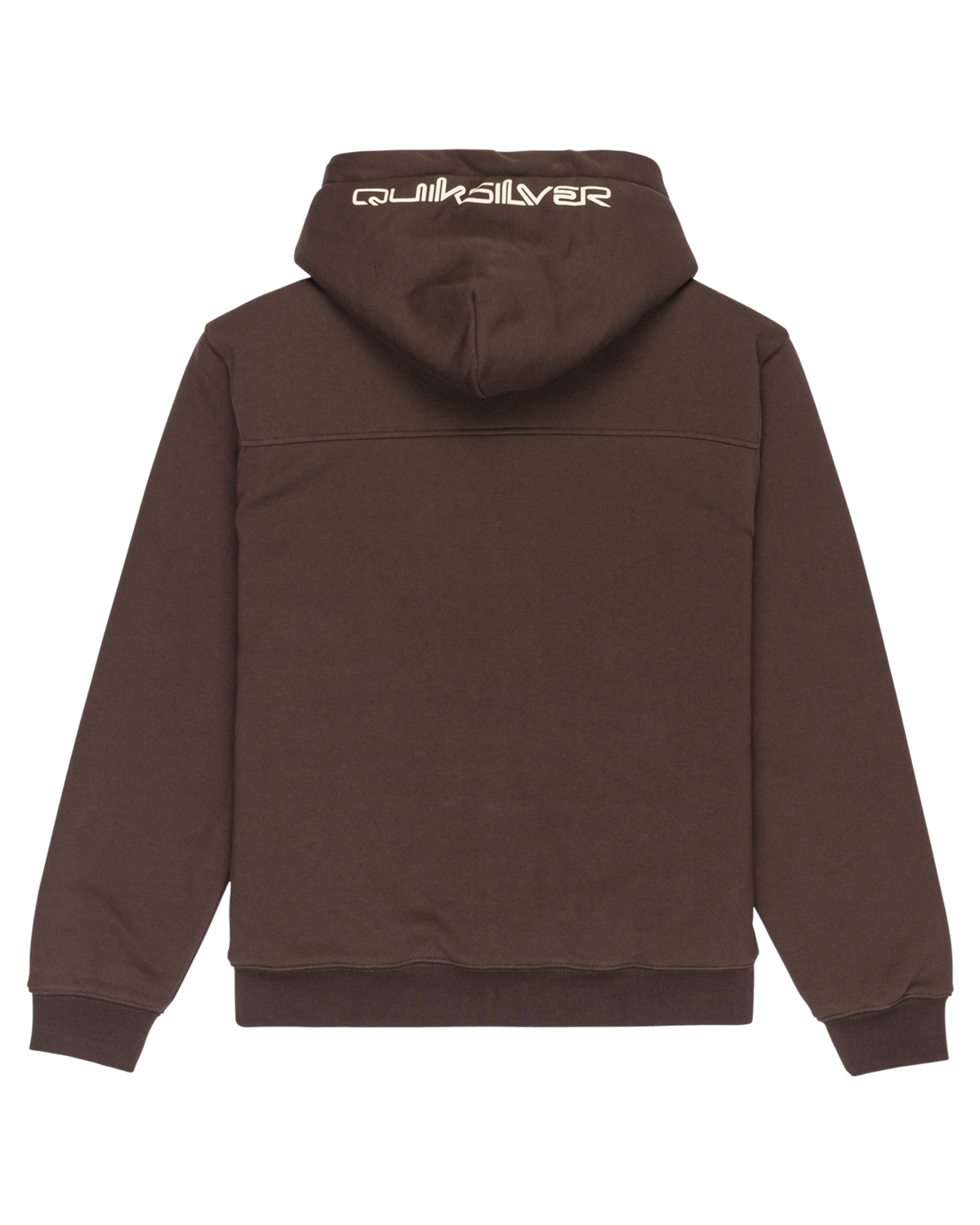 The Quiksilver Boys Boys Sherpa Zip Fleece Jacket in Chocolate Brown