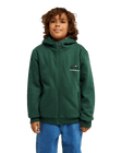 The Quiksilver Boys Boys Sherpa Zip Fleece Jacket in Forest