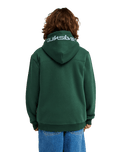 The Quiksilver Boys Boys Sherpa Zip Fleece Jacket in Forest