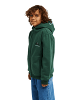 The Quiksilver Boys Boys Sherpa Zip Fleece Jacket in Forest