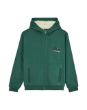 The Quiksilver Boys Boys Sherpa Zip Fleece Jacket in Forest