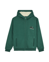 The Quiksilver Boys Boys Sherpa Zip Fleece Jacket in Forest