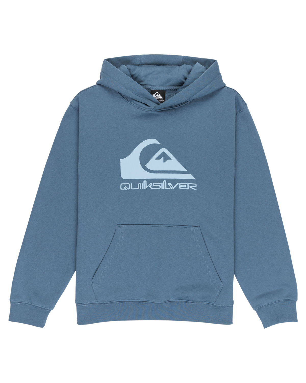 The Quiksilver Boys Boys Comp Logo Hoodie in China Blue