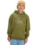Boys Comp Logo Hoodie in Loden Green