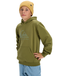 Boys Comp Logo Hoodie in Loden Green