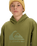 Boys Comp Logo Hoodie in Loden Green