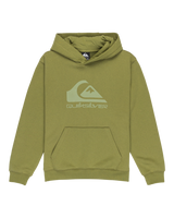 Boys Comp Logo Hoodie in Loden Green