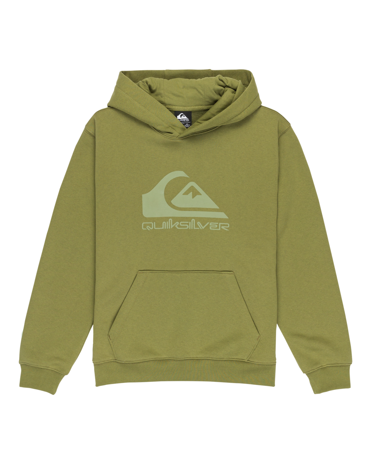 Boys Comp Logo Hoodie in Loden Green