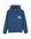 The Quiksilver Boys Boys Omni Logo Hoodie in Dark Denim