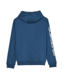 The Quiksilver Boys Boys Omni Logo Hoodie in Dark Denim