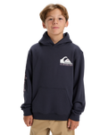 Boys Omni Logo Hoodie in India Ink