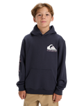 Boys Omni Logo Hoodie in India Ink