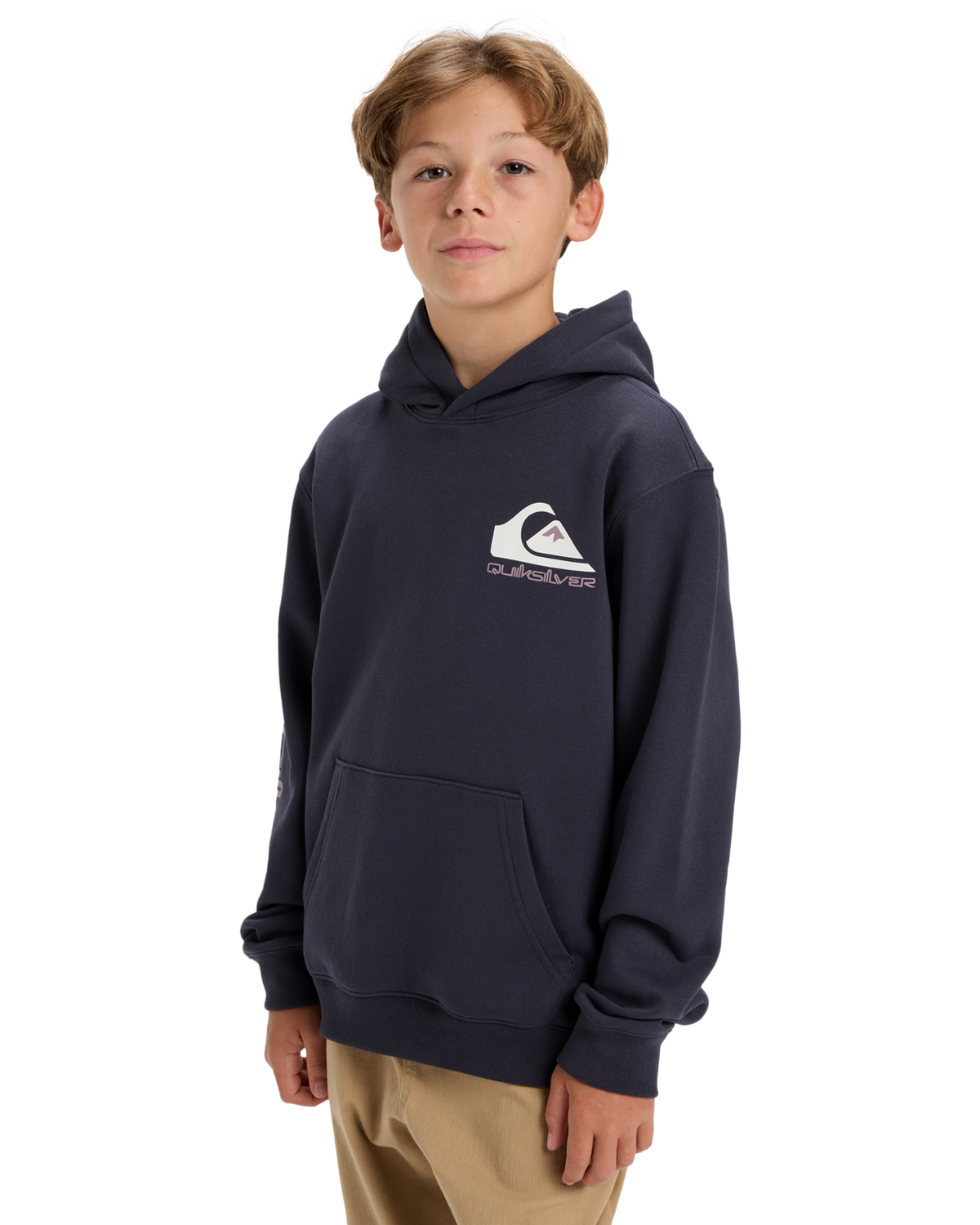 Boys Omni Logo Hoodie in India Ink