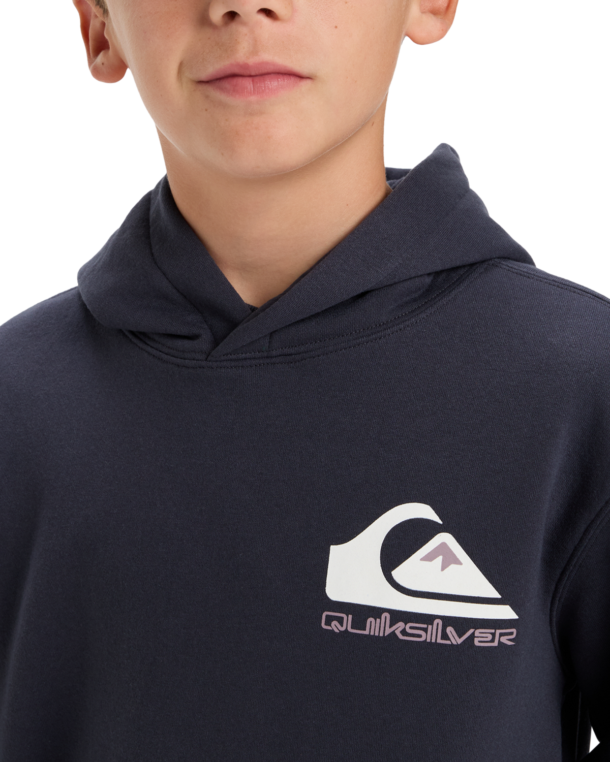 Boys Omni Logo Hoodie in India Ink