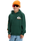 The Quiksilver Boys Boys Omni Logo Hoodie in Trekking Green