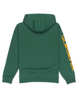 The Quiksilver Boys Boys Omni Logo Hoodie in Trekking Green