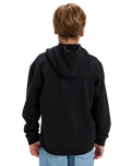 The Quiksilver Boys Boys Graphic Hoodie in Black
