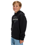 The Quiksilver Boys Boys Graphic Hoodie in Black