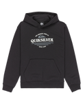 The Quiksilver Boys Boys Graphic Hoodie in Black
