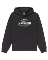 The Quiksilver Boys Boys Graphic Hoodie in Black