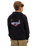 Boys Graphic Zip Hoodie in Black