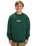 The Quiksilver Boys Boys Salt Water Graphic Sweatshirt in Trekking Green