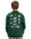 The Quiksilver Boys Boys Salt Water Graphic Sweatshirt in Trekking Green