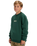 The Quiksilver Boys Boys Salt Water Graphic Sweatshirt in Trekking Green