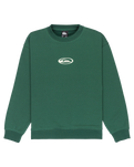 The Quiksilver Boys Boys Salt Water Graphic Sweatshirt in Trekking Green
