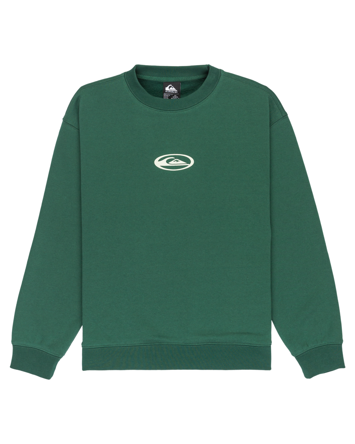 The Quiksilver Boys Boys Salt Water Graphic Sweatshirt in Trekking Green