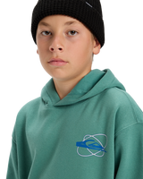 Boys Salt Water Graphic Hoodie in Deep Sea