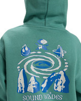 Boys Salt Water Graphic Hoodie in Deep Sea