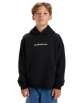 Boys Salt Water Graphic Hoodie in Black