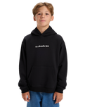 Boys Salt Water Graphic Hoodie in Black