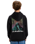 Boys Salt Water Graphic Hoodie in Black
