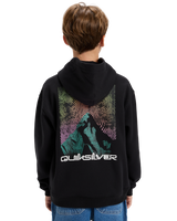 Boys Salt Water Graphic Hoodie in Black