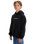 Boys Salt Water Graphic Hoodie in Black