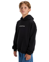 Boys Salt Water Graphic Hoodie in Black