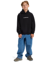 Boys Salt Water Graphic Hoodie in Black