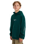 Boys Stretch Tribal Hoodie in Botanical Garden