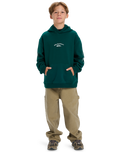 Boys Stretch Tribal Hoodie in Botanical Garden