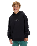The Quiksilver Boys Boys Stretch Tribal Hoodie in Black