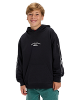 The Quiksilver Boys Boys Stretch Tribal Hoodie in Black
