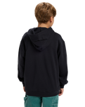 The Quiksilver Boys Boys Stretch Tribal Hoodie in Black