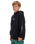 The Quiksilver Boys Boys Stretch Tribal Hoodie in Black