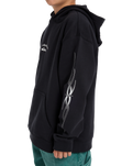 The Quiksilver Boys Boys Stretch Tribal Hoodie in Black
